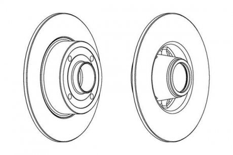 Диск гальмівний Jurid 562939JC-1