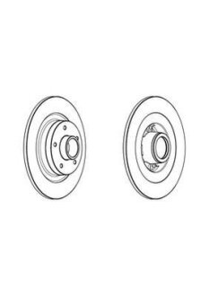 Диск гальмівний Renault Grand Scenic Jurid 562974J-1