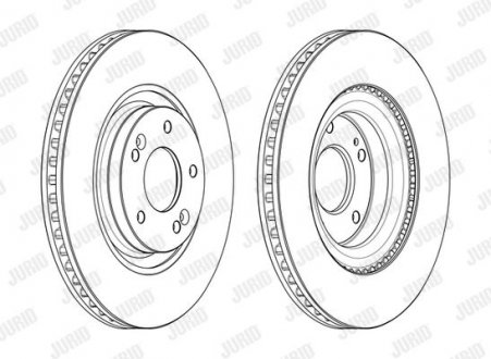 Диск тормозной Jurid 562987JC