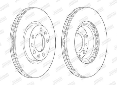 Диск гальмівний Jurid 562992JC