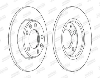 Диск гальмівний Jurid 562996JC