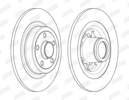 Диск гальмівний Jurid 563003J-1