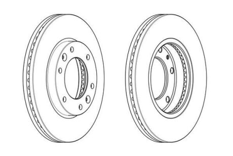 Диск гальмівний Jurid 563006JC