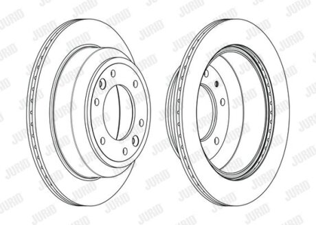Диск гальмівний Jurid 563007JC