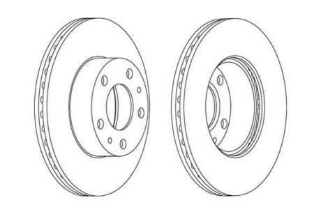 Диск тормозной Jurid 563018J