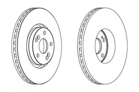 Диск гальмівний Jurid 563025JC-1