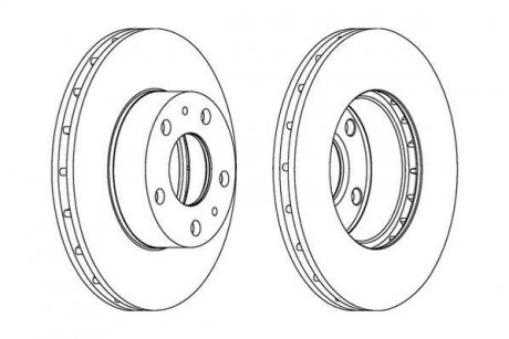 Диск гальмівний Jurid 563026J