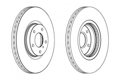 Диск гальмівний Jurid 563032JC-1