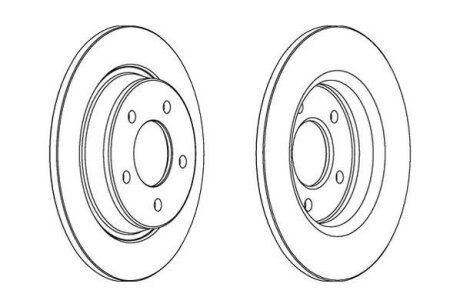 Диск гальмівний Jurid 563043JC