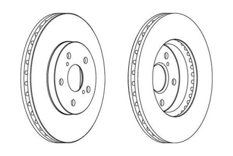 Диск гальмівний Jurid 563047JC