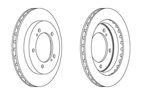Диск гальмівний Jurid 563049JC