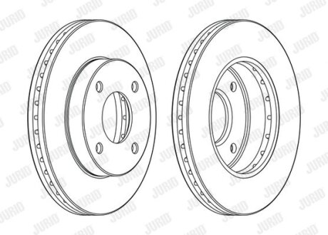 Диск гальмівний Jurid 563107JC
