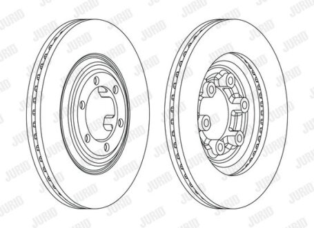 Диск гальмівний Jurid 563111JC