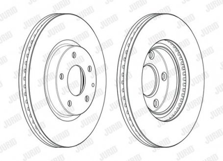 Диск тормозной Jurid 563117JC