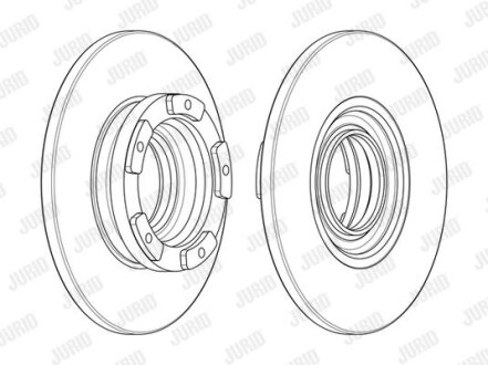 Диск гальмівний Jurid 563125J