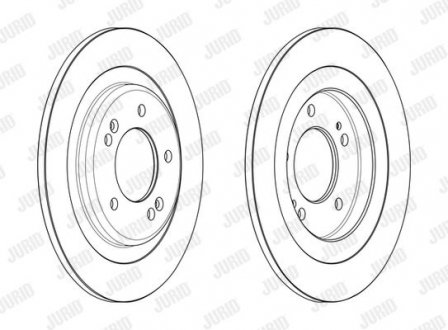 Диск гальмівний Hyundai I30, KIA Ceed, Pro Ceed Jurid 563136JC