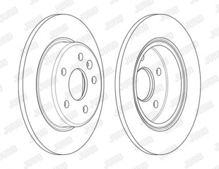 Диск тормозной Opel Astra Jurid 563143JC