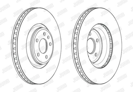 Диск гальмівний Jurid 563176JC-1