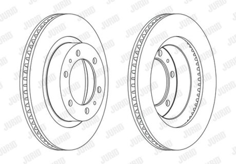 Диск гальмівний Jurid 563183JC