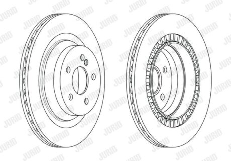 Диск гальмівний Jurid 563198JC