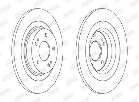 Диск тормозной Jurid 563216JC