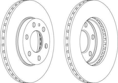 Диск гальмівний Iveco Daily Jurid 569165J