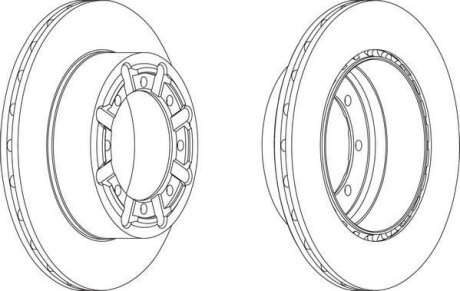 Диск гальмівний Jurid 569269J
