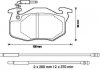 Купити CITROEN Гальмівні колодки передні ZX 91-,Peugeot,Renault Clio Peugeot 306 Jurid 571525J (фото1) підбір по VIN коду, ціна 688 грн.