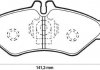 Купить Колодки тормозные дисковые Mercedes W901, W902, Volkswagen LT, Mercedes W903 Jurid 571846J (фото1) подбор по VIN коду, цена 1145 грн.