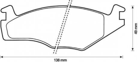 VW Тормозные колодки передн.PoloSeat Cordoba/Ibiza,Skoda Felicia Volkswagen Polo, Seat Ibiza, Cordoba, Skoda Felicia Jurid 571848J