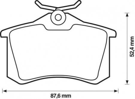 Колодки гальмівні дискові Jurid 571906D