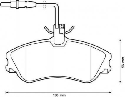 Купити CITROEN Гальмівні колодки передні.Berlingo 96-02, Peugeot 306 Peugeot 306, Citroen Berlingo, Peugeot Partner, Citroen Xsara Jurid 571919J (фото1) підбір по VIN коду, ціна 1149 грн.