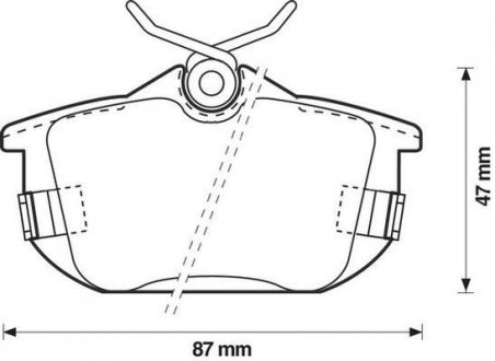 Купить MITSUBISHI Тормозные колодки задние.Carisma, Spase Star 00- VOLVO 1,6-2,0 S40/V40 97- Mitsubishi Carisma, Volvo S40, V40, Mitsubishi Space Star, Smart Forfour, Mitsubishi Colt Jurid 571941J (фото1) подбор по VIN коду, цена 981 грн.