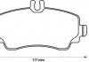 Купить Колодки тормозные передние A-KLASA 98- Mercedes W168 Jurid 571945J (фото1) подбор по VIN коду, цена 1094 грн.