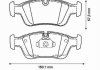 Купить Колодки тормозные передние 3 98- BMW E36, E46, Mercedes S124 Jurid 571959D (фото1) подбор по VIN коду, цена 983 грн.