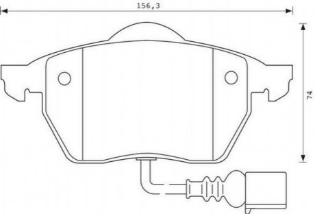 Купить VW Тормозн.колодка передн.Audi A3,Skoda Octavia,Golf IV 96- Audi A3, Volkswagen Golf, Skoda Octavia, Audi TT, Volkswagen Bora, Seat Toledo, Leon, Volkswagen Polo, Seat Ibiza Jurid 571984J (фото1) подбор по VIN коду, цена 1327 грн.