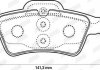 Купити DB Гальмівні колодки задні. W211 Mercedes CLS-Class, W221, C216, W220, W212, S212, S211, W211, C215 Jurid 571989JC (фото3) підбір по VIN коду, ціна 1492 грн.