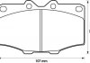 Купити TOYOTA ГАЛЬМІВНІ КОЛОДКИ Hilux,4-Runner Toyota Land Cruiser, Hilux, 4-Runner Jurid 572178J (фото1) підбір по VIN коду, ціна 926 грн.