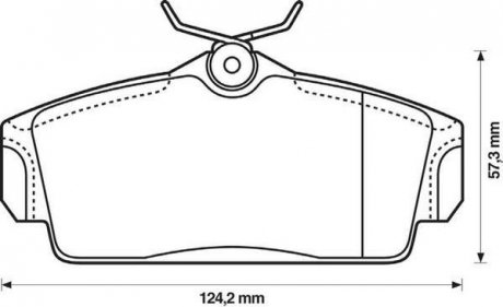 Купить NISSAN Тормозные колодки передние PRIMERA 2.0 16V 96-02 Nissan Primera, Almera Jurid 572422J (фото1) подбор по VIN коду, цена 846 грн.