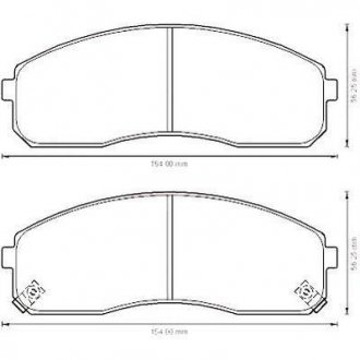 KIA тормозные колодки передние.Pregio,Carnival 99- Jurid 572532J