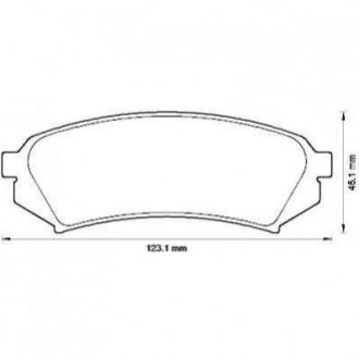 Купити TOYOTA Гальмівні колодки дискові задні.Land Cruiser 98- Lexus LX, Toyota Land Cruiser Jurid 572548J (фото1) підбір по VIN коду, ціна 950 грн.