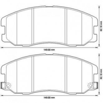 CHEVROLET Тормозные колодки передн.Captiva,Opel Antara 05- Jurid 572570J