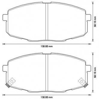 HYUNDAI Тормозные колодки пер. I30 07- KIA Ceed, Carens 02- Jurid 572577JC