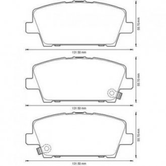 HONDA Тормозные колодки передн.Civic 06- Jurid 572579J