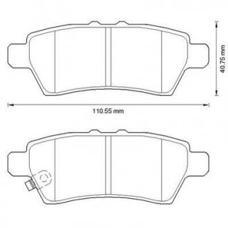 Купить NISSAN Тормозные колодки задн. Pathfinder 05 - Nissan Pathfinder, Navara Jurid 572610J (фото1) подбор по VIN коду, цена 894 грн.