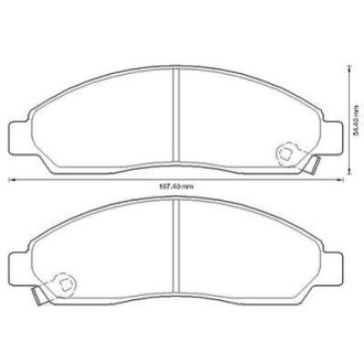 Колодки гальмівні дискові Jurid 572643J