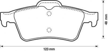 Купити Колодки гальмівні задн VECTRA 02- Jaguar XF, Renault Latitude, Opel Astra, Renault Megane, Ford Transit, Renault Laguna, Nissan Primera, Opel Vectra, SAAB 9-3, Renault Espace, Ford Connect Jurid 573018J (фото1) підбір по VIN коду, ціна 962 грн.