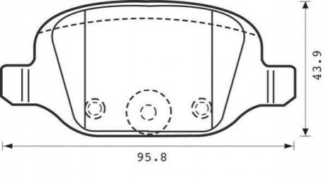 FIAT Колодки гальмівні задні Punto 99- Fiat Panda, Lancia Musa, Fiat Punto, Doblo, 500 Jurid 573019J