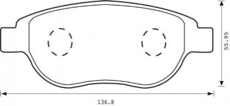 Купити PEUGEOT Гальмівні колодки передні.307 01-,Citroen Berlingo,Fiat Doblo Citroen C3, Xsara, Peugeot 207, 307, Citroen Berlingo, Peugeot Partner, 206, Citroen C4 Jurid 573031J (фото1) підбір по VIN коду, ціна 1109 грн.