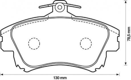 Купить MITSUBISHI тормозные колодки передние. Carisma,Colt 95- Mitsubishi Carisma, Volvo S40, V40, Smart Forfour, Mitsubishi Colt Jurid 573039J (фото1) подбор по VIN коду, цена 1163 грн.